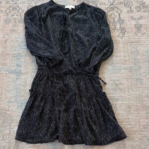Pinch Black Speckled Mini Dress
